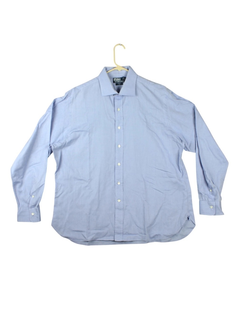 Polo By Ralph Lauren Classic Fit Regent Blue Button Up Shirt 18/46 Shirt